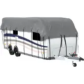 vidaXL Caravan dakbedekking 800x300 cm vliesvlies grijs