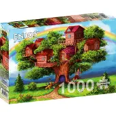 Enjoy Puzzle Treehouses Puzzel (1000 stukjes)