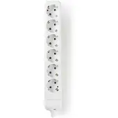 Nedis Stekkerdoos zonder kabel | 6-voudig (Wit)