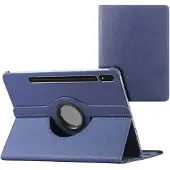 IMoshion 360° draaibare Bookcase voor de Samsung Galaxy Tab S8 Plus / S7 Plus / S7 FE 5G - Donkerblauw