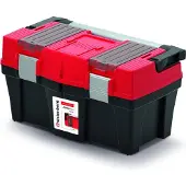 Prosperplast Plastic gereedschapskoffer APTOP PLUS, afmetingen: 458 x 257 x 245 mm - kleur: rood