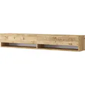 En.casa Tv-meubel Laitila 2 opbergvakken 180x31,5x29,5cm houtkleurig