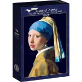 Bluebird Puzzle legpuzzel Vermeer Meisje met de parel 1000 stukjes kunst.