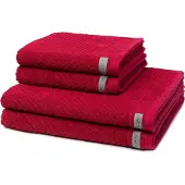 Ross Dames en Heren 2 X handdoek 2 X douchehanddoek - in set Smart
