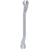 Ks Tools 517.0270 Chromeplus open dubbele ringsleutel, gebogen, 10 x 11 mm