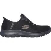 SKECHERS Slip-on 'Summits - Classy Night' oranje / rosa / zwart