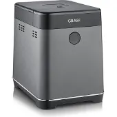 Graef BA806EU Broodbakmachine Anti-aanbaklaag, Timerfunctie 750 g IJzermica (zijdemat), Grijs