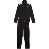 Puma Trainingspak lichtgrijs / zwart / wit