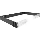 DeLOCK 43318 19 inch Wandhouder 1 HE Geschikt voor kastdiepte: 300 mm Zwart