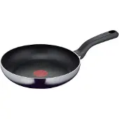 Tefal Koekenpan Resist, veilige titanium anti-aanbaklaag Thermo-signaal bij ideale baktemperatuur, niet inductiegeschikt