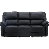 Venture Home Saranda bank 3 persoons, elektrische recliner met voetsteun zwart.