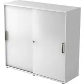 Hjh OFFICE PRO BETA 1753S - Wit Hoogte van de map | 3 OH Schuifwandkast Greeplijst kunststof