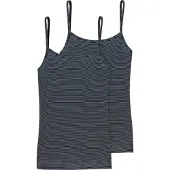 Schiesser Top Women 162895 Modal Essentials Nightblue (2-Pack)-XL