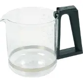 Krups Glazen kan zonder deksel, Accessoires voor koffiezetapparaten, Zwart