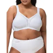 Triumph Niet voorgevormde bh Modern Lace+Cotton | Maat: 85A | Kleur: Wit
