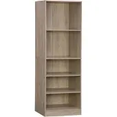 Sweeek Garderobemodule met 5 legborden, naturel kleur, gelamineerde panelen