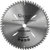 GEKO Cirkelzaagblad - Houtbewerking - 400 mm - 60 Tanden - Koelgaten