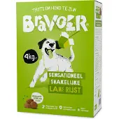 Bravoer Krokant hondenvoer Sensationeel Smakende Lam &amp; Rijst 4 kg