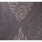 Dutch Wallcoverings Vliesbehang bladeren - Donkerbruin