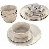 Loberon Servies set van 12 Luganville