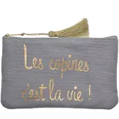 Juleeze Toilettas Dames 17x11 cm Blauw Synthetisch