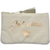 Juleeze Toilettas Dames 17x11 cm Wit Synthetisch