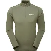 Montane Dart Xt Zip Neck, heren, groen