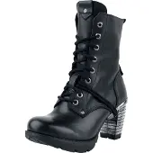 New rock - Gothic Laars - Trail Negro Tacon Acero - EU36 tot EU43 - voor Vrouwen - zwart - Maat 36