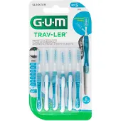 Gum 6x Trav-Ler Ragers Blauw 1.6mm 6 stuks