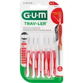 Gum 3x Trav-Ler Ragers Rood 0.8mm 6 stuks