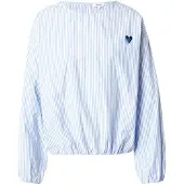 s.Oliver Blouse hemelsblauw / wit