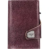 Tru Virtu Click & Slide creditcard etui RFID leer 6,5 cm bruin