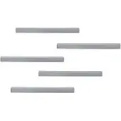 Durable Magneetstrip DURAFIX rail, B 210 x H 17 mm, zelfklevend, luchtbelvrije look, zilver