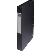 Exacompta elastobox Exabox zwart, rug van 4 cm