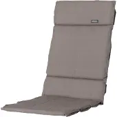 Madison Textileenkussen Fiber De Luxe Basic Taupe Hoge Rug
