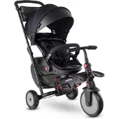Smartrike Driewieler SmarTfold STR7, zwart met verstelbaar zonnedak