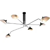 Toolight App570-6C Plafonnière Zwart 280X280X60Cm