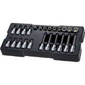 Stanley TRANSMODULE TORX BITSET 1/2 ZESKANT 24-DELIG