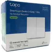 TP-LINK S220 2-gang 1-weg Smart-lichtschakelaar Wit