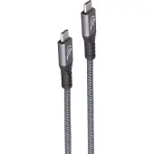 Shiverpeaks USB Kabel Typ-C Stecker auf Typ C Stecker, 4.0, 240W, PRO, 1,0m