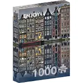 Enjoy Puzzelhuizen in Amsterdam 1000 stuks 1 St