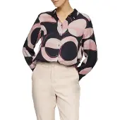 s.Oliver Black Label Blouse navy / rosa / rosé / cranberry