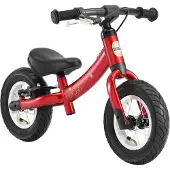 Bikestar Sport, 2 in 1 meegroei loopfiets, 10 inch, rood unisex