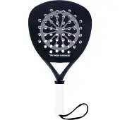 The Indian Maharadja Padel Racket Element HX3 Black White