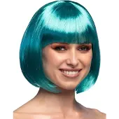 Boland Pruik bobline new look turquoise