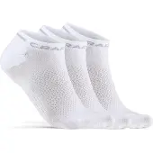 Craft Sok Unisex Core Dry Shaftless Sock 3-Pack White-Schoenmaat 34 - 36