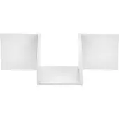 En.casa [] Design wandplank - planken - wit model 2