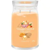 Yankee candle - Mango Ice Cream Large Jar Geurkaars - 90 branduren - twee lonten