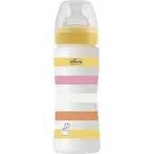 Chicco zuigfles Siliconen Well Being 330ml geel
