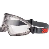 3M 2891-SG Ruimzichtbril Met anti-condens coating Grijs